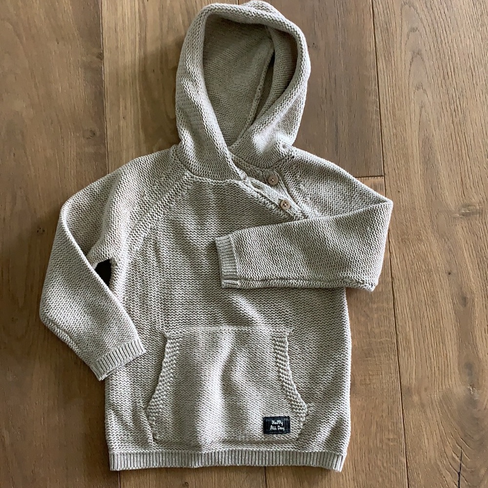 Zara Boys Sweater- Size 4-5 in Oatmeal Color